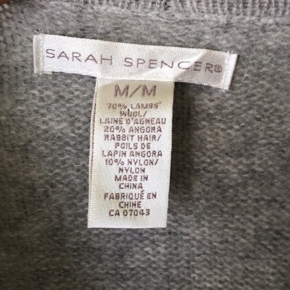 Sarah Spencer lambswool angora blend sweater - Picture 2 of 7